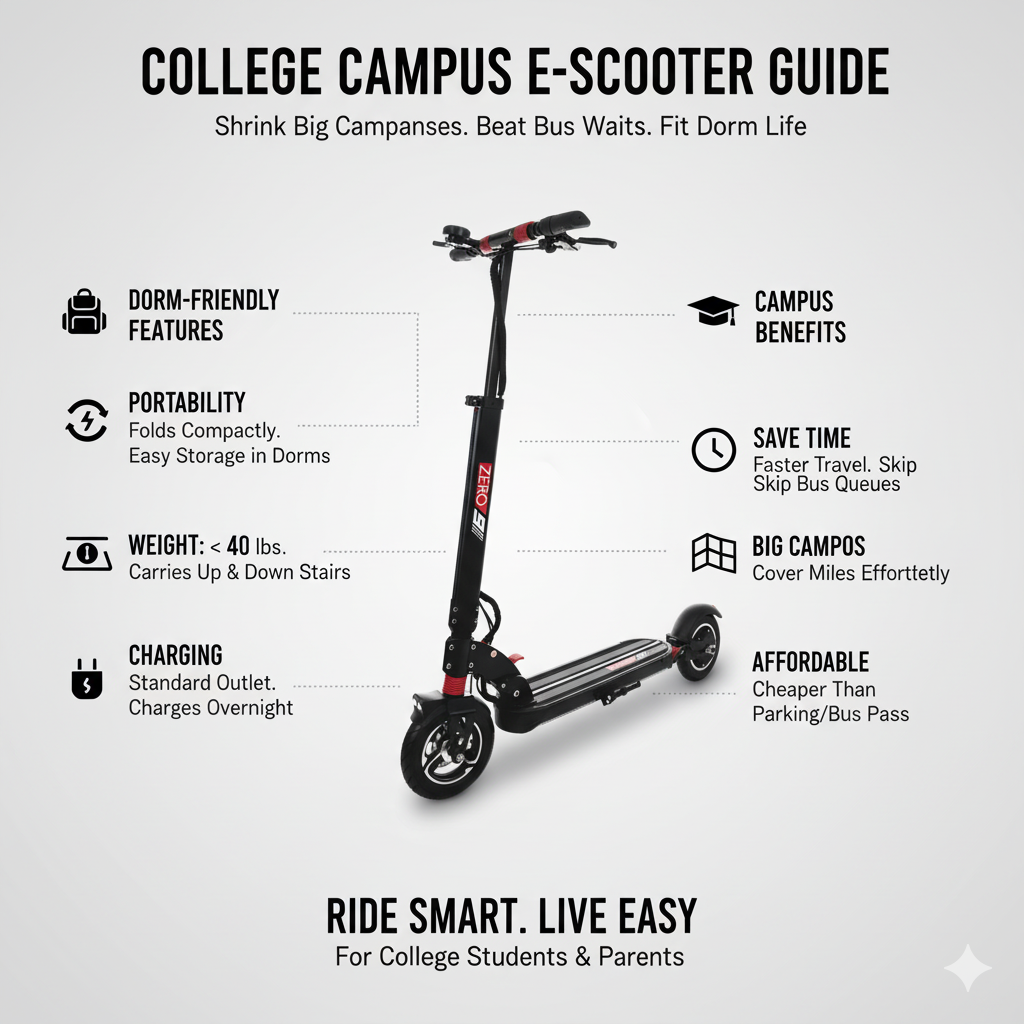 E-Scooters for College Campuses: Make Campus Feel Small