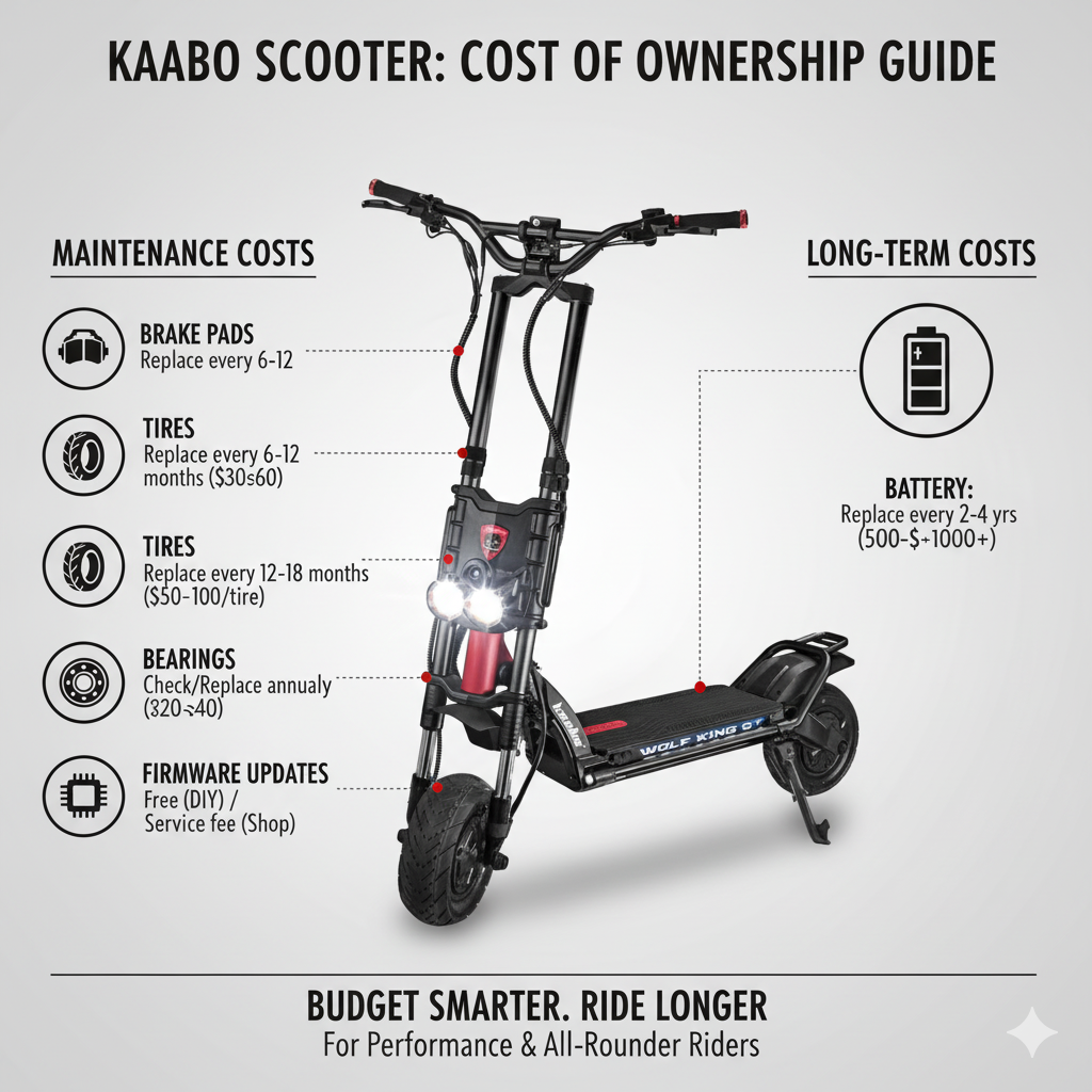 Electric Scooter True Cost of Ownership: Kaabo Maintenance Guide