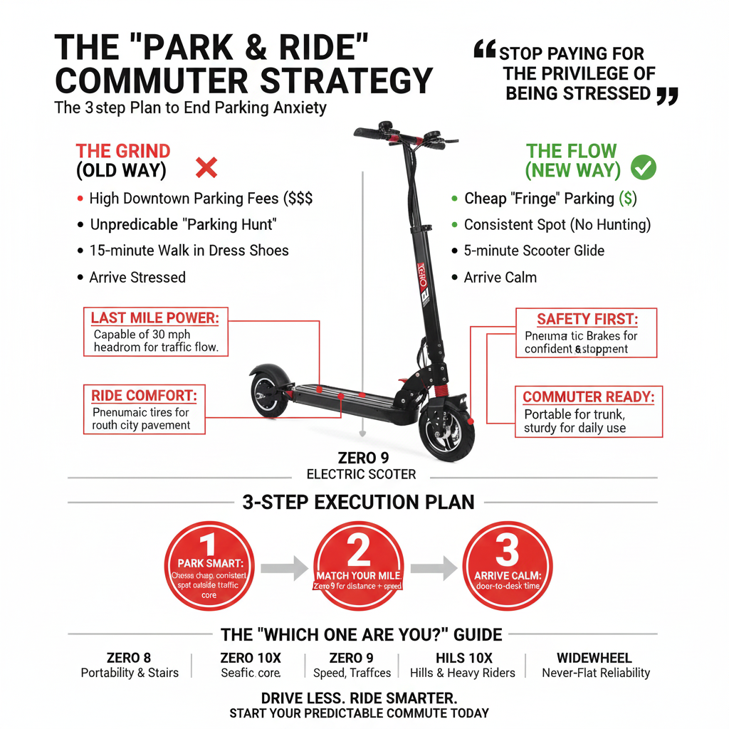 Park Once, Finish Fast: The Smarter Park-and-Ride Scooter Plan