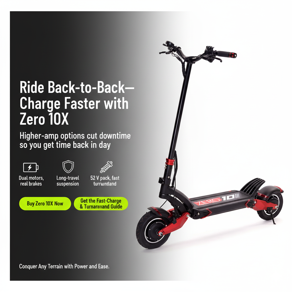 Zero 10X: Fast Turnaround Scooter—Ride More, Wait Less