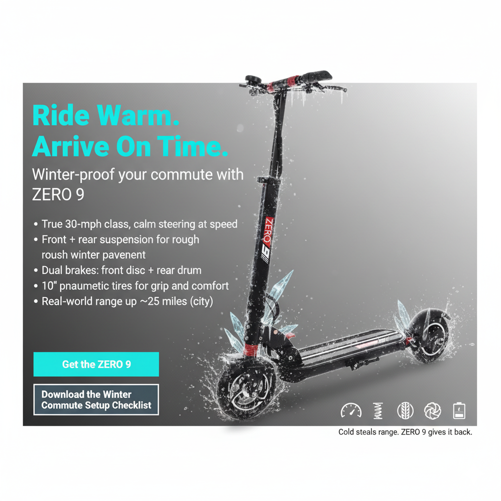 ZERO 9: Commute Faster, Stay Warm, Keep Your Range This Winter